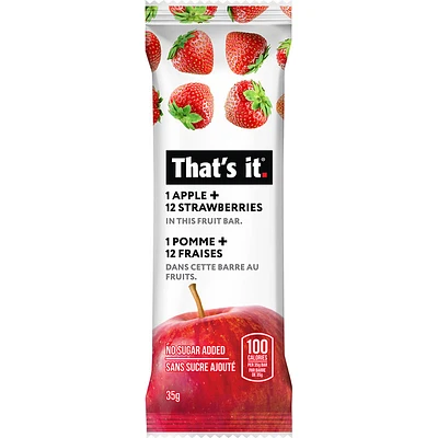 That’s It Real Fruit Bar - Apple + Strawberry - 35g