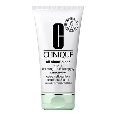 Clinique All About Clean 2-in-1 Cleansing + Exfoliating Jelly - 150ml