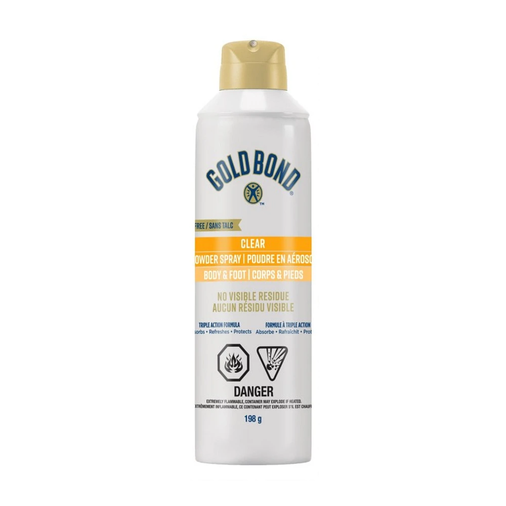 Gold Bond Clear Powder Spray - 198g