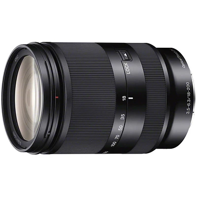 Sony 18-200mm f3.5-6.3 OSS E-Mount Zoom Lens - Black - SEL18200LE