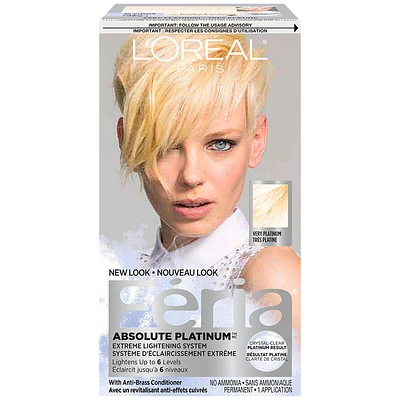 L'Oreal Feria Absolute Platinum Permanent Hair Colour - Very Platinum