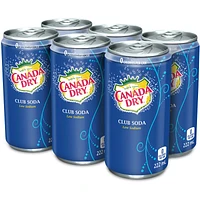 Canada Dry Soda Water - 6 x 222ml