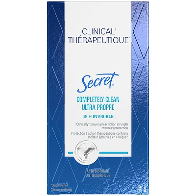 Secret Clinical Solid Antiperspirant - Completely Clean - 45g