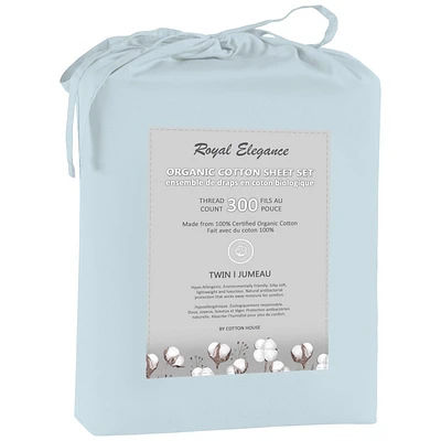 Royal Elegance 100% Organic Cotton Sheet Set