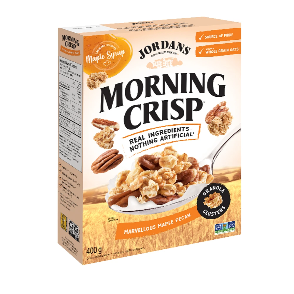 Jordans Morning Crisp Cereal - Marvellous Maple Pecan - 400g