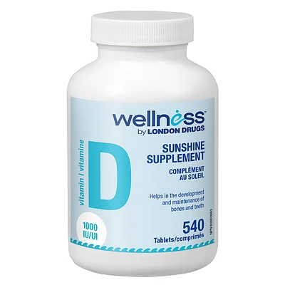 Wellness by London Drugs Vitamin D - 1000 IU