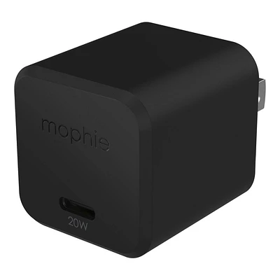 Mophie speedport 20 USB-C Power Adapter - Black - 409909293