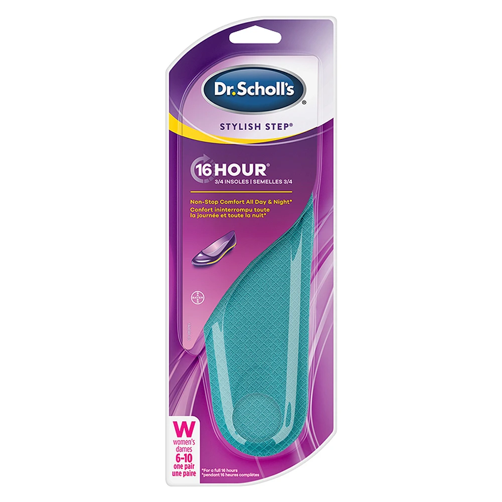 Dr. Scholl's for Her 16 Hour Insoles - Women's 6 - 10 - 1 pair