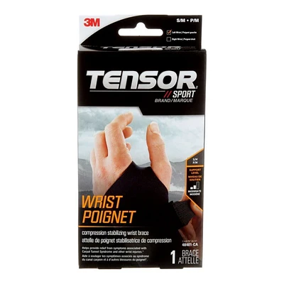 Tensor Sport Compression Stabilizing Wrist Brace - Left Hand