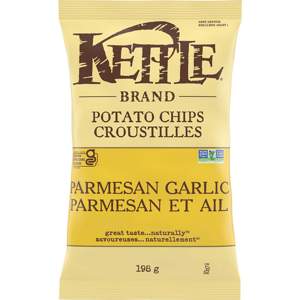 Kettle Chips Garlic Parmesan - 198g