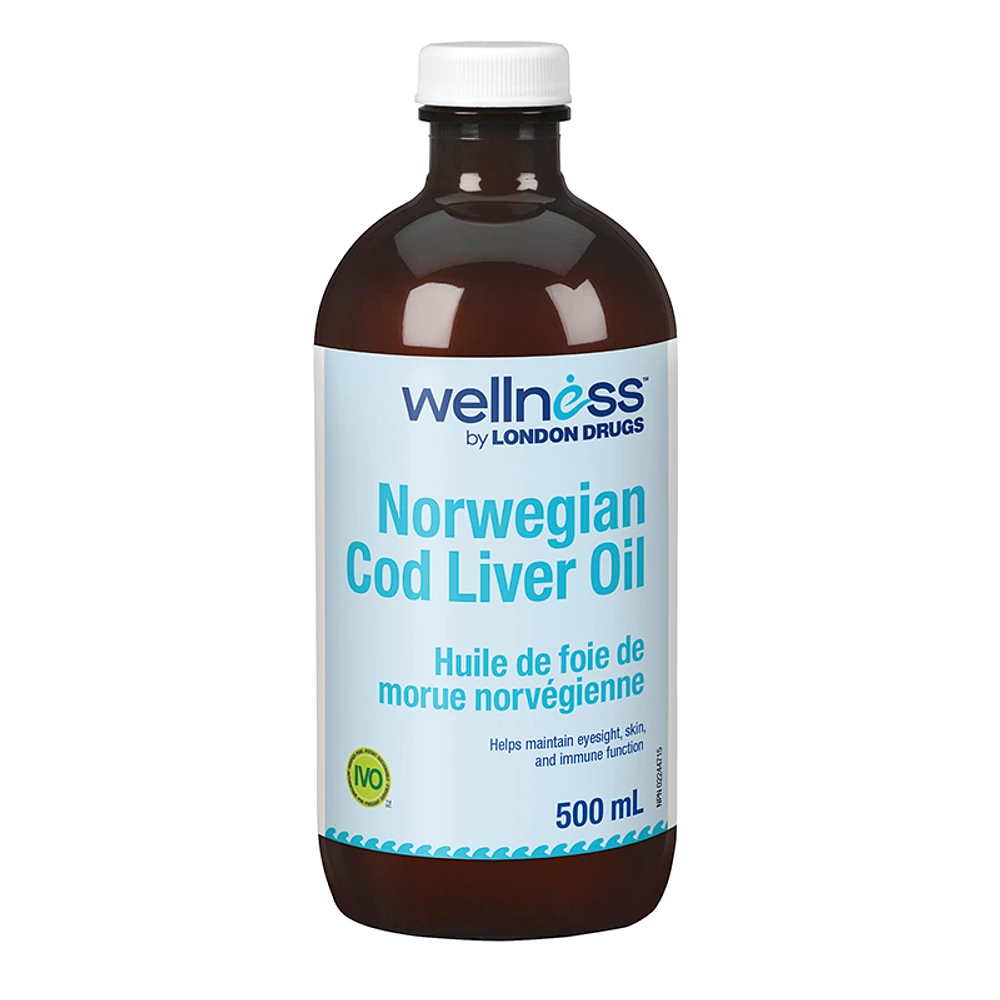 Wellness by London Drugs Norwegian Cod Liver Oil - 500ml