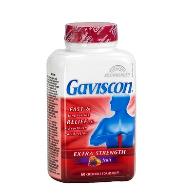 Gaviscon Tablets - Extra Strength - Fruit Flavour - 60s