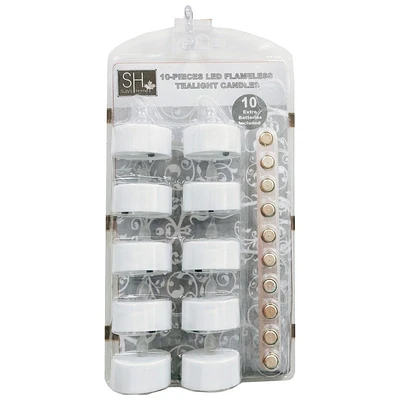 Suzy's Home Tealight Candles - White - 10pk