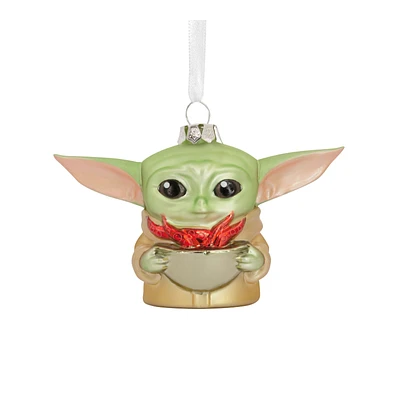 Hallmark Ornaments Star Wars: The Mandalorian Christmas Tree Ornament - Grogu Holding Cup