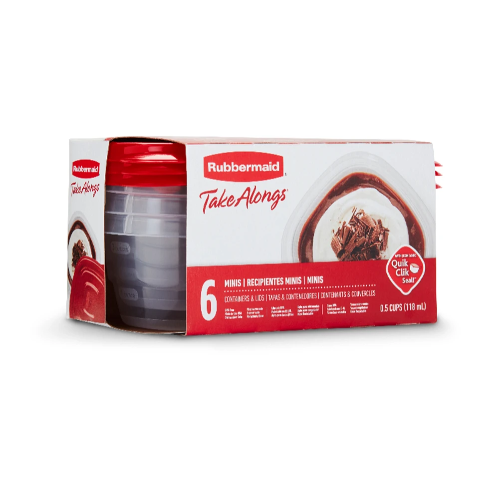 Rubbermaid TakeAlongs Minis - 6pk/118ml