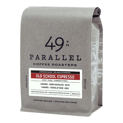 49th Parallel Coffee Roasters Old School Espresso Coffee Beans - 340g