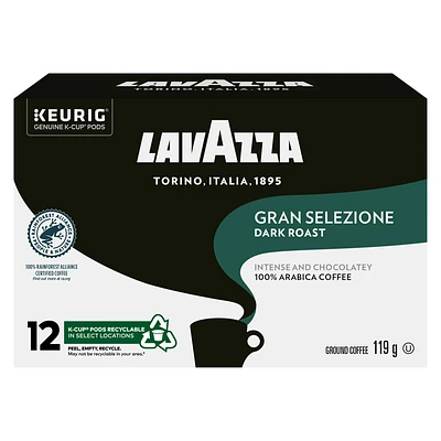 LavAzza K-Cup Pods - Gran Selezione - 12s