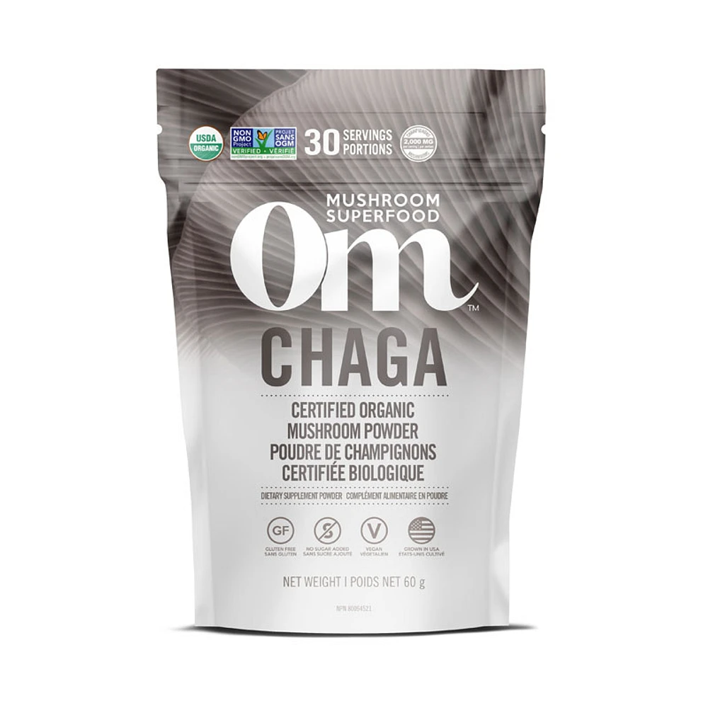 OM Mushroom Superfood Powder - Chaga - 60g