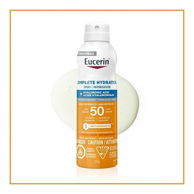 Eucerin Complete Hydration Lightweight Sunscreen Spray - SPF 50 - 170g