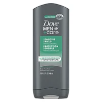 Dove Men+Care Sensitive Shield Body and Face Wash - 400ml