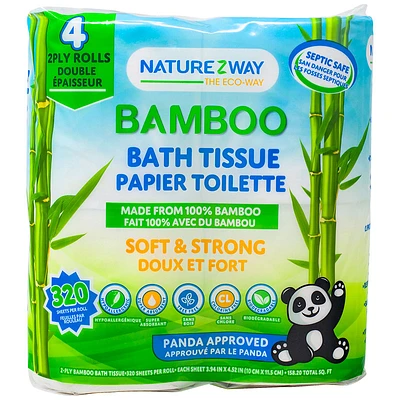 NatureZway Bamboo Toilet Tissue Roll