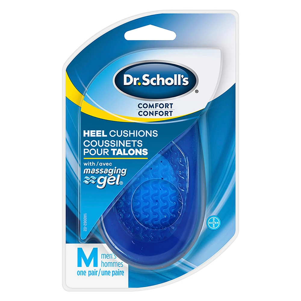 Dr. Scholl's Massaging Gel Heel Cushions Men's