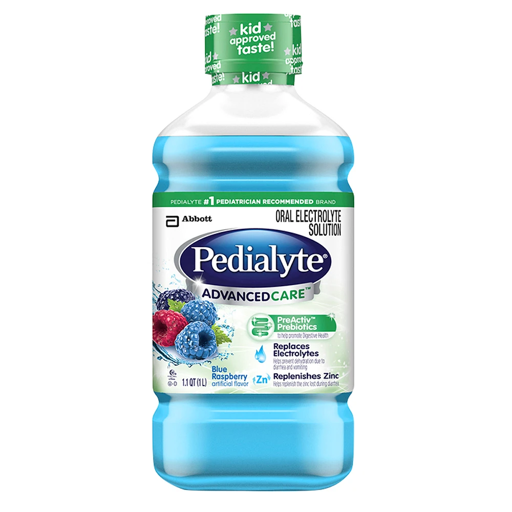 Pedialyte AdvancedCare - 1 L - Blue Raspberry