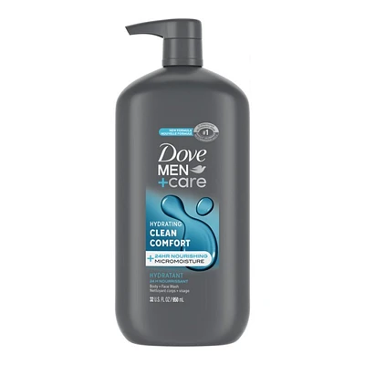 Dove Men+Care Clean Comfort Body and Face Wash - 950ml