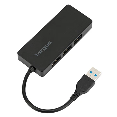 Targus USB A 3.0 4-Port Hub - Black - ACH124US