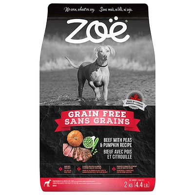 Zoe Super Bars Grain Free Dog Food - Beef with Peas & Pumpkin - 2kg