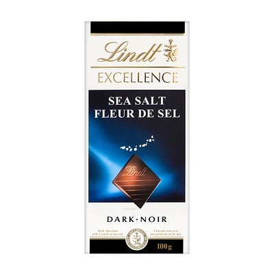 Lindt EXCELLENCE Dark Chocolate - Sea Salt - 100g