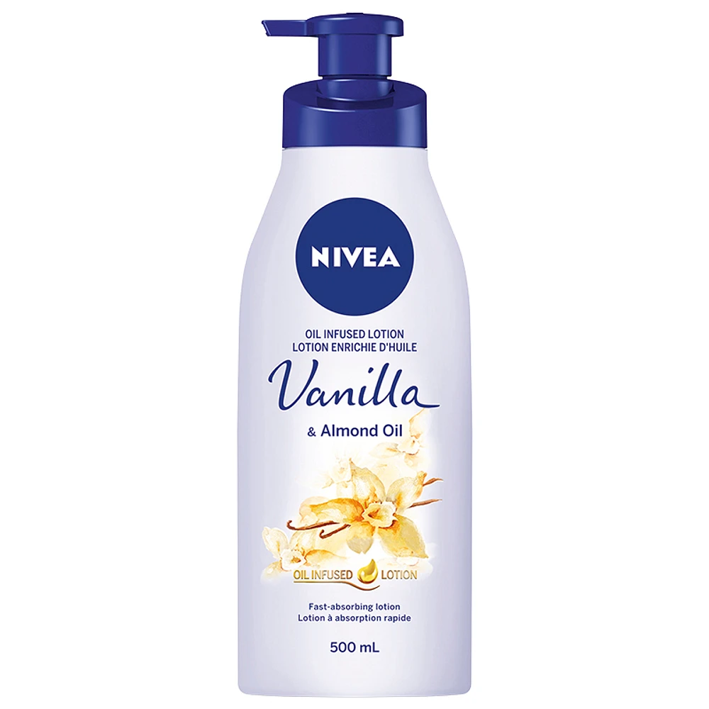 Nivea Oil Infused Lotion - Vanilla & Almond Oil - 500ml