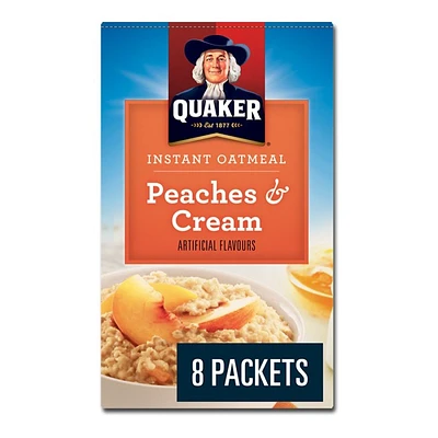 Quaker Instant Oatmeal - Peaches - 264g