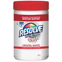 Resolve OxiAction Chlorine Free Stain Remover - Crystal White - 625g