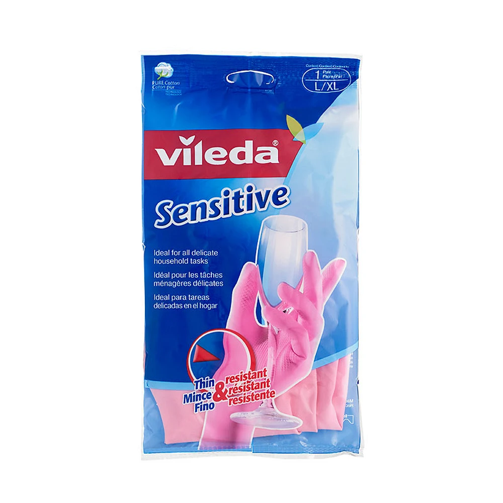 Vileda House Hold Gloves Sensitive Touch