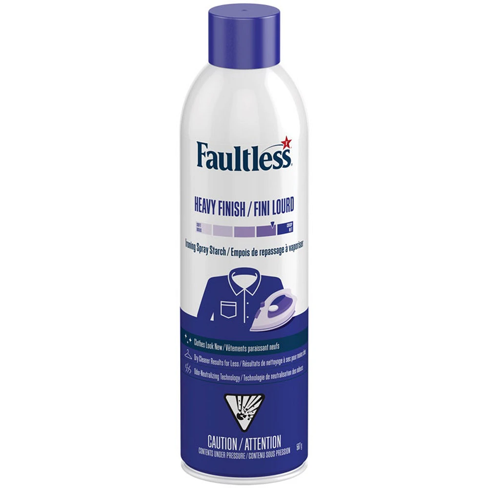 Faultless Iron Spray Starch - 567g