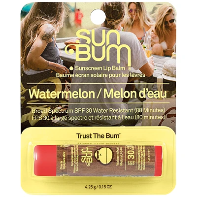 Sun Bum Sunscreen Lip Balm SPF 30 - Watermelon - 4.25g