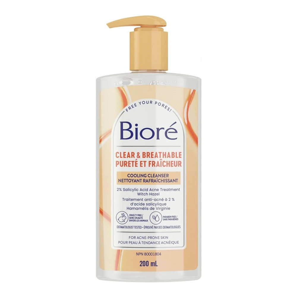 Bioré Pore Clarifying Cooling Cleanser - 200ml