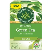Traditional Medicinals Organic Tea - Matcha Green Tea - 16's
