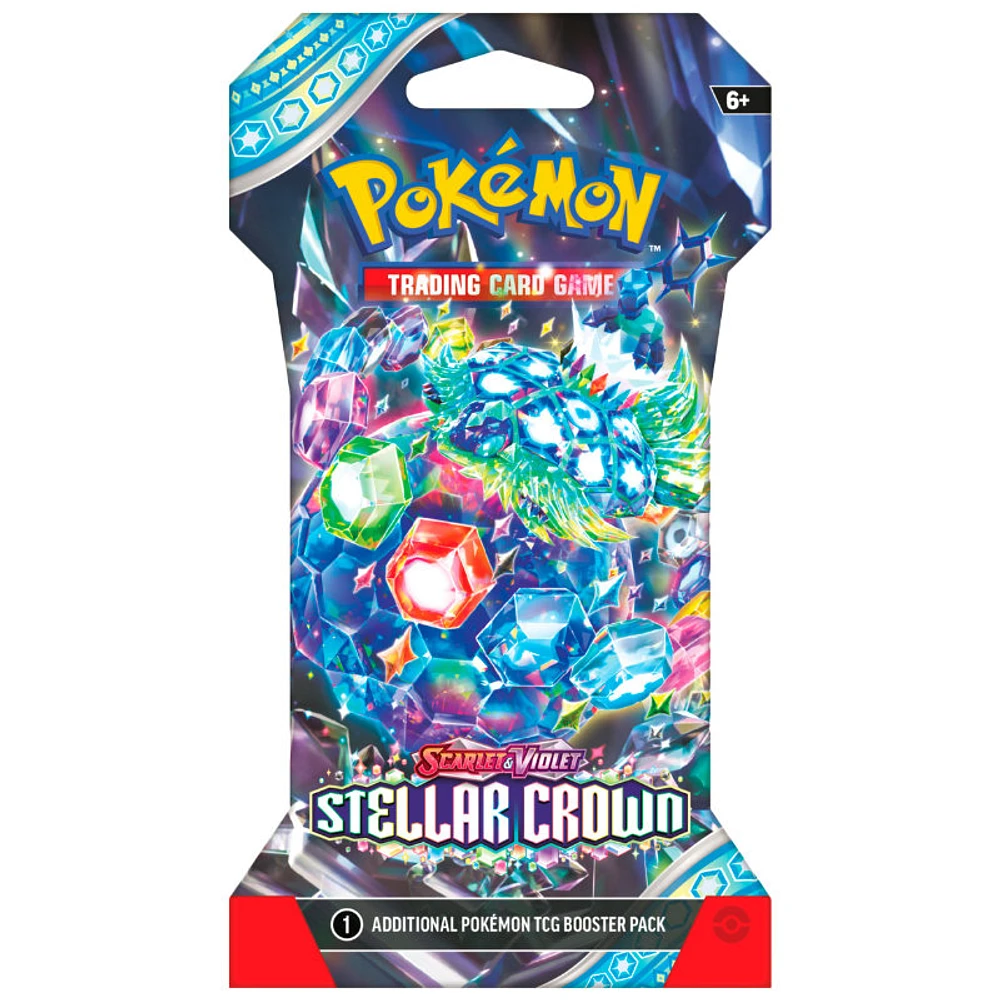 Pokemon Trading Card Game: Scarlet & Violet Stellar Crown Sleeved Booster Pack - Assorted