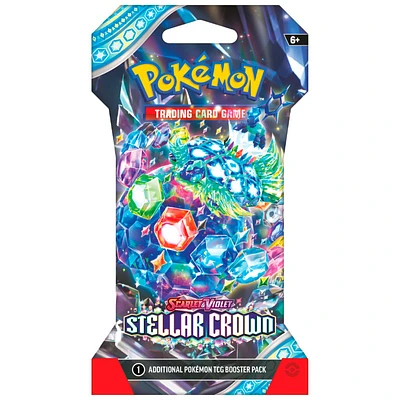 Pokemon Trading Card Game: Scarlet & Violet Stellar Crown Sleeved Booster Pack - Assorted