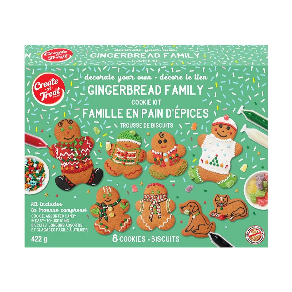 Create-A-Treat Gingerbread Train Kit - 422g