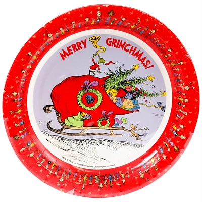 Dr. Seuss Round Lunch Plates - 22.5cm