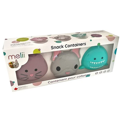 Melii Snack Containers - Assorted - 3s