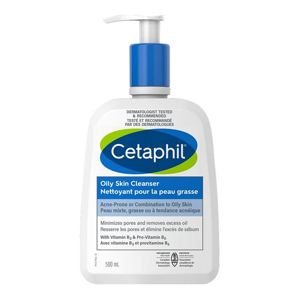 Cetaphil Oily Skin Cleanser - Sensitive Skin - 500ml