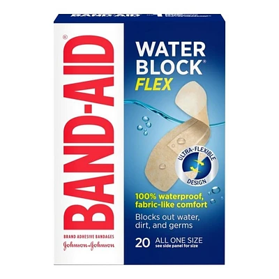 BAND-AID Water Block Flex Bandages - 20's