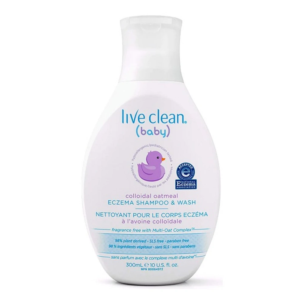 Live Clean Baby Body Wash/Shampoo - 300ml