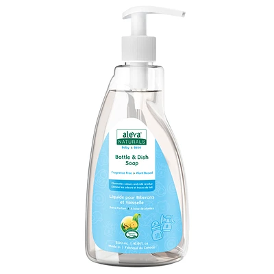 Aleva Naturals Baby Bottle & Dish Soap - Fragrance Free - 500ml