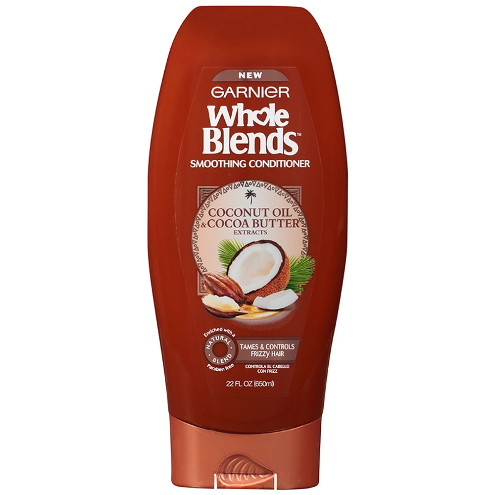 Garnier Whole Blends Smoothing Conditioner - Coconut Oil & Coconut Butter - 650ml