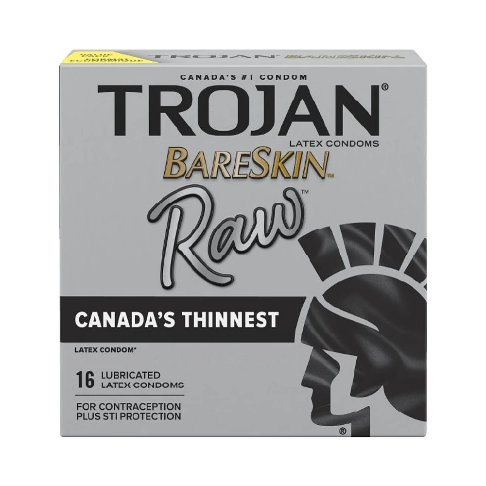 Trojan BareSkin Raw Condoms - 16s